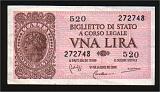 1 Lira Luogotenenza 1944 1